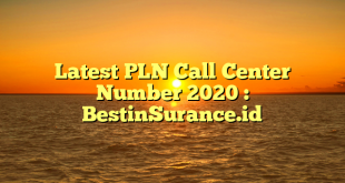 Latest PLN Call Center Number 2020 : BestinSurance.id