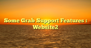 Some Grab Support Features : Website2